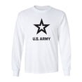 thumbnail image 1 of U.S. Army Star Black Ink Adult Long Sleeve T-shirt, 1 of 3