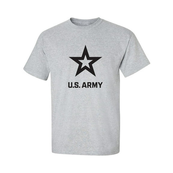 U.S. Army Star Black Ink Adult Short Sleeve T-shirt