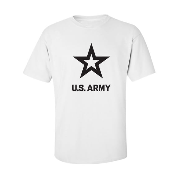 U.S. Army Star Black Ink Adult Short Sleeve T-shirt