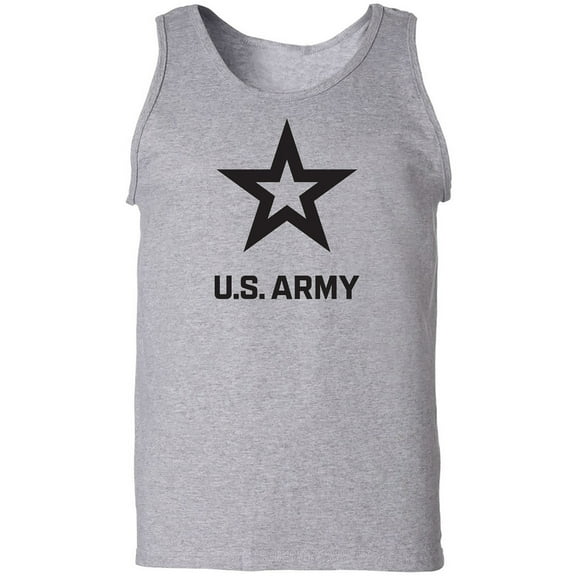 U.S. Army Star Black Ink Adult Tank Top