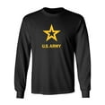 thumbnail image 1 of U.S. Army Star Gold Ink Adult Long Sleeve T-shirt, 1 of 3