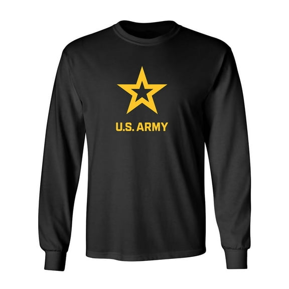 U.S. Army Star Gold Ink Adult Long Sleeve T-shirt