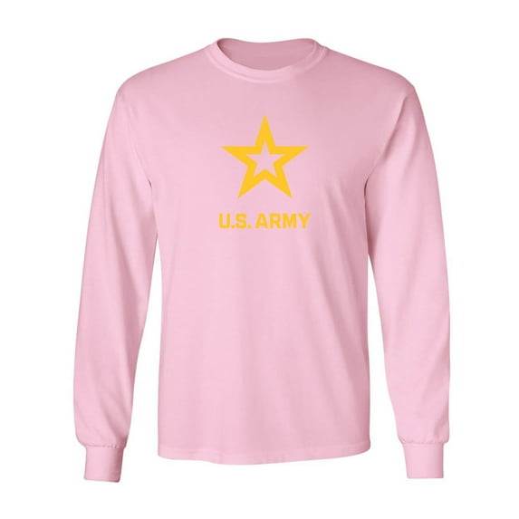 U.S. Army Star Gold Ink Adult Long Sleeve T-shirt