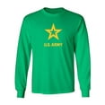 thumbnail image 1 of U.S. Army Star Gold Ink Adult Long Sleeve T-shirt, 1 of 3