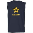 thumbnail image 1 of U.S. Army Star Gold Ink Adult Sleeveless Tee, 1 of 3