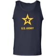 thumbnail image 1 of U.S. Army Star Gold Ink Adult Tank Top, 1 of 3