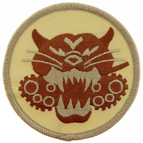 U.S. Army Tank Destroyer Patch Brown 3"