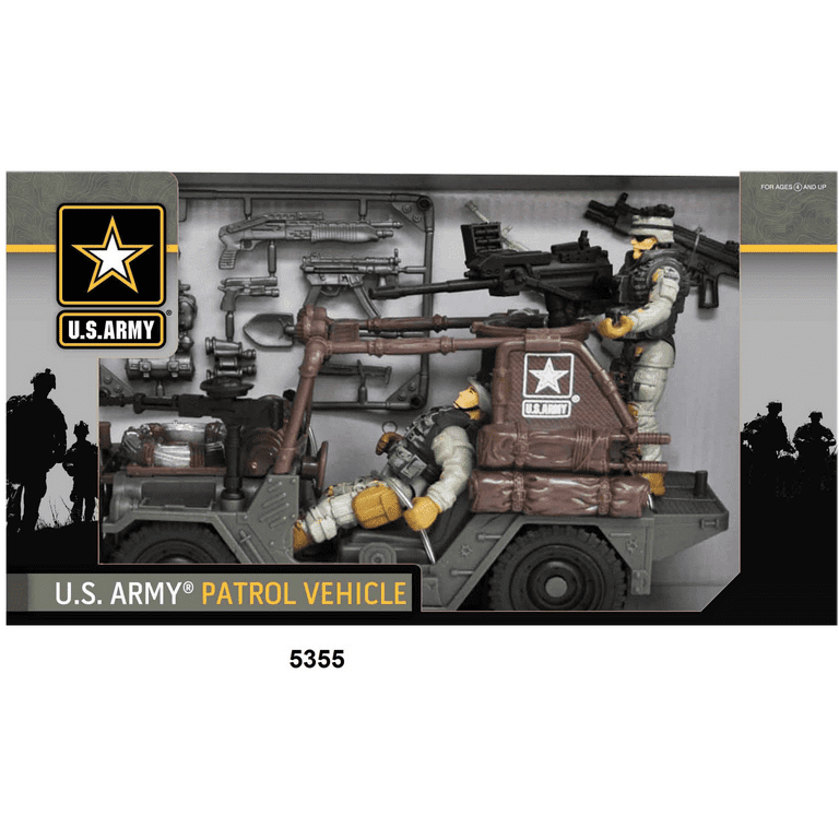 U.S. Army Urban Patrol Vehicle Playset W Figures
