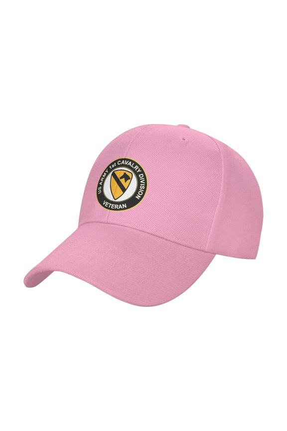 U.S. Army Veteran 1st Cavalry Division Sandwich Cap Unisex Adjustable Adult Baseball Caps Casquette Hats Flat Cap