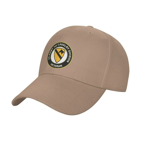 U.S. Army Veteran 1st Cavalry Division Sandwich Cap Unisex Adjustable Adult Baseball Caps Casquette Hats Flat Cap