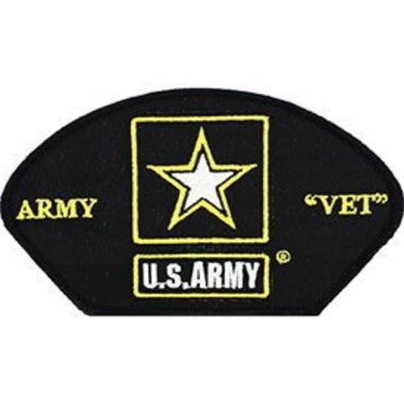U.S. Army Veteran Hat Patch 2 3/4" x 5 1/4"