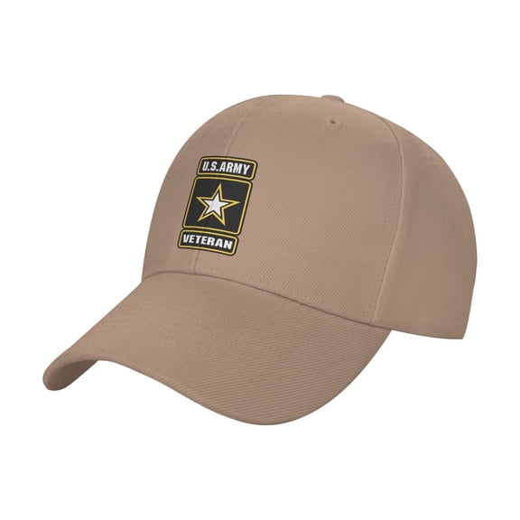 U.S. Army Veteran Logo Sandwich Cap Unisex Adjustable Adult Baseball Caps Casquette Hats Flat Cap