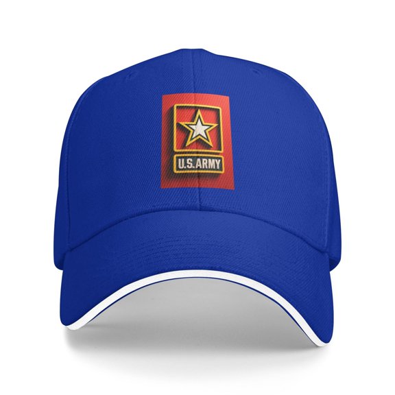 U.S. Army Veteran Logo3 Unisex Adult Baseball Caps Adjustable Casquette Dad Hat Sandwich Cap Outdoors Headwear