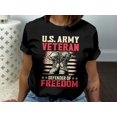 U.S. Army Veteran Shirt , US Army Veteran Defender of Freedom , Gift