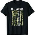 thumbnail image 1 of U.S Army Veteran Tee Shirt Great USA Camouflage Veteran Day T-Shirt, 1 of 3