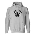 thumbnail image 1 of U.S. Army Vintage Arch Logo with black ink Adult Hooded Sweatshirt, 1 of 3