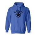 thumbnail image 1 of U.S. Army Vintage Arch Logo with black ink Adult Hooded Sweatshirt, 1 of 3
