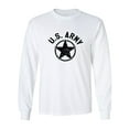 thumbnail image 1 of U.S. Army Vintage Arch Logo with black ink Adult Long Sleeve T-shirt, 1 of 3