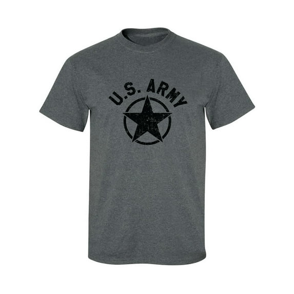 U.S. Army Vintage Arch Logo with black ink Adult Short Sleeve T-shirt