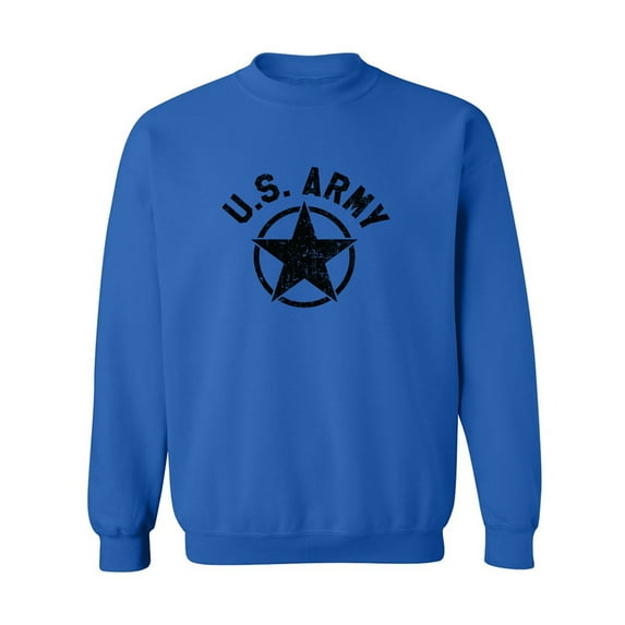 U.S. Army Vintage Arch Logo with black ink Crewneck Sweatshirt