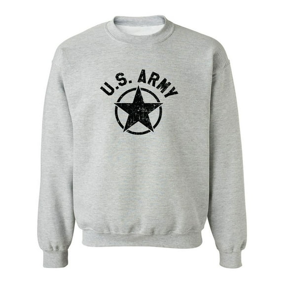 U.S. Army Vintage Arch Logo with black ink Crewneck Sweatshirt