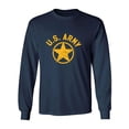 thumbnail image 1 of U.S. Army Vintage Arch Logo with gold ink Adult Long Sleeve T-shirt, 1 of 3