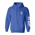 thumbnail image 1 of U.S. Army White Sleeve Print Adult Hooded Sweatshirt, 1 of 3