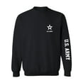thumbnail image 1 of U.S. Army White Sleeve Print Crewneck Sweatshirt, 1 of 3