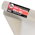 thumbnail image 1 of U.S. Art Supply 12" Wide x 6 Yards (18 Feet) Long Unstretched Canvas Roll - 100% Cotton, 12oz Triple Primed Gesso, Acid-Free - Pro Artist Quality, Oil & Acrylic Painting, Murals Backdrop, Cut Size, 1 of 6