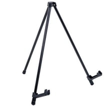 U.S. Art Supply 14" High Exhibitor Steel Tabletop Instant Display Easel - Portable Tripod Stand Paintings Pictures Signs