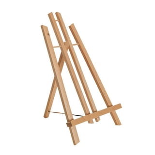 M&T Displays m&t displays wooden modern art easel adjustable painting canvas  holder tripod stand easels for paintings drawings signs frame