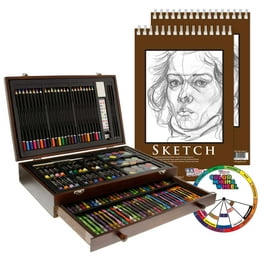 Crayola Assorted Zigzag Inspiration Art Case, 140 Piece, Art Set