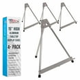 thumbnail image 1 of U.S. Art Supply 15" High Aluminum Tabletop Display Easel, Portable Artist Tripod Stand (Pack of 4) Holds Paintings Books, 1 of 6