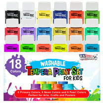 Fantastory 32 Color Kids Washable Tempera Paint Set
