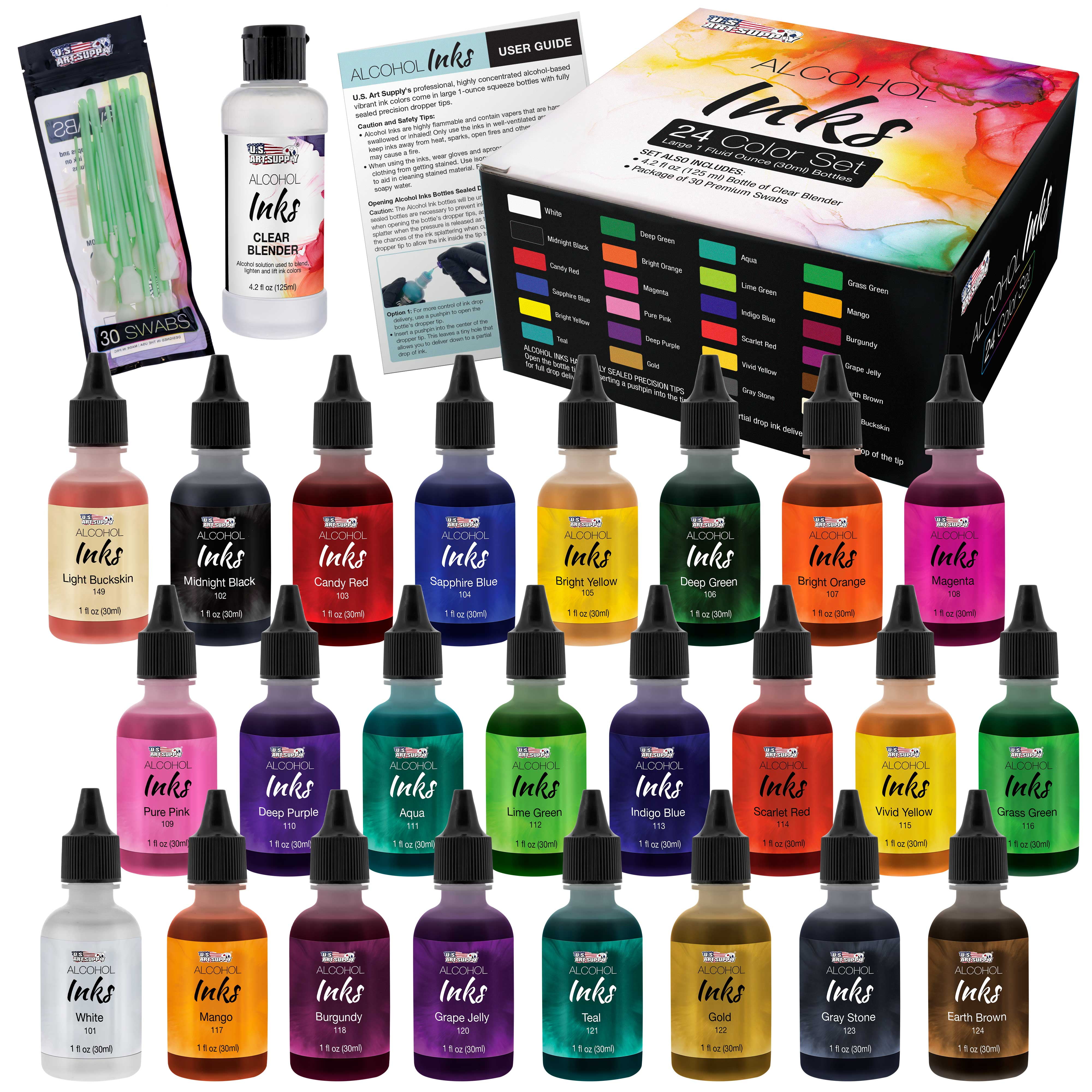 U.S. Art Supply Alcohol Ink Color Blender Solution, Large 4.2