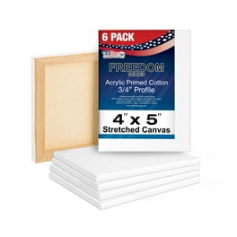  Mini Canvas Panels Small Stretched Canvas Blank Canvas Boards  for Painting Square Canvases for Painting Teenagers Art Kids Craft Oil  Acrylics (100 Pcs,4 x 4 Inch)