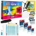 thumbnail image 1 of U.S. Art Supply 46 Piece Artist Painting Gift Box Set with Medium Canvas Panel Assortment Pack, 24 Total Panels, 1 of 5