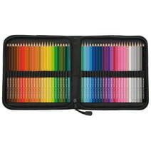 U.S. Art Supply 48 Piece Watercolor Artist Grade Water Soluble Colored Pencil Set with Zippered Storage and Carrying Case - Full-Size 7" Pencils - Vibrant Colors, Drawing, Sketching, Shading, Blending