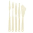 thumbnail image 1 of U.S. Art Supply 5-Piece Plastic Artist Spatula Palette Knife Set - Knives, Trowels, Use for Mixing, Spreading, Scratching, Applying Oil, Acrylic Paints on Painting Canvases, Spread Decorate Cake Icing, 1 of 6