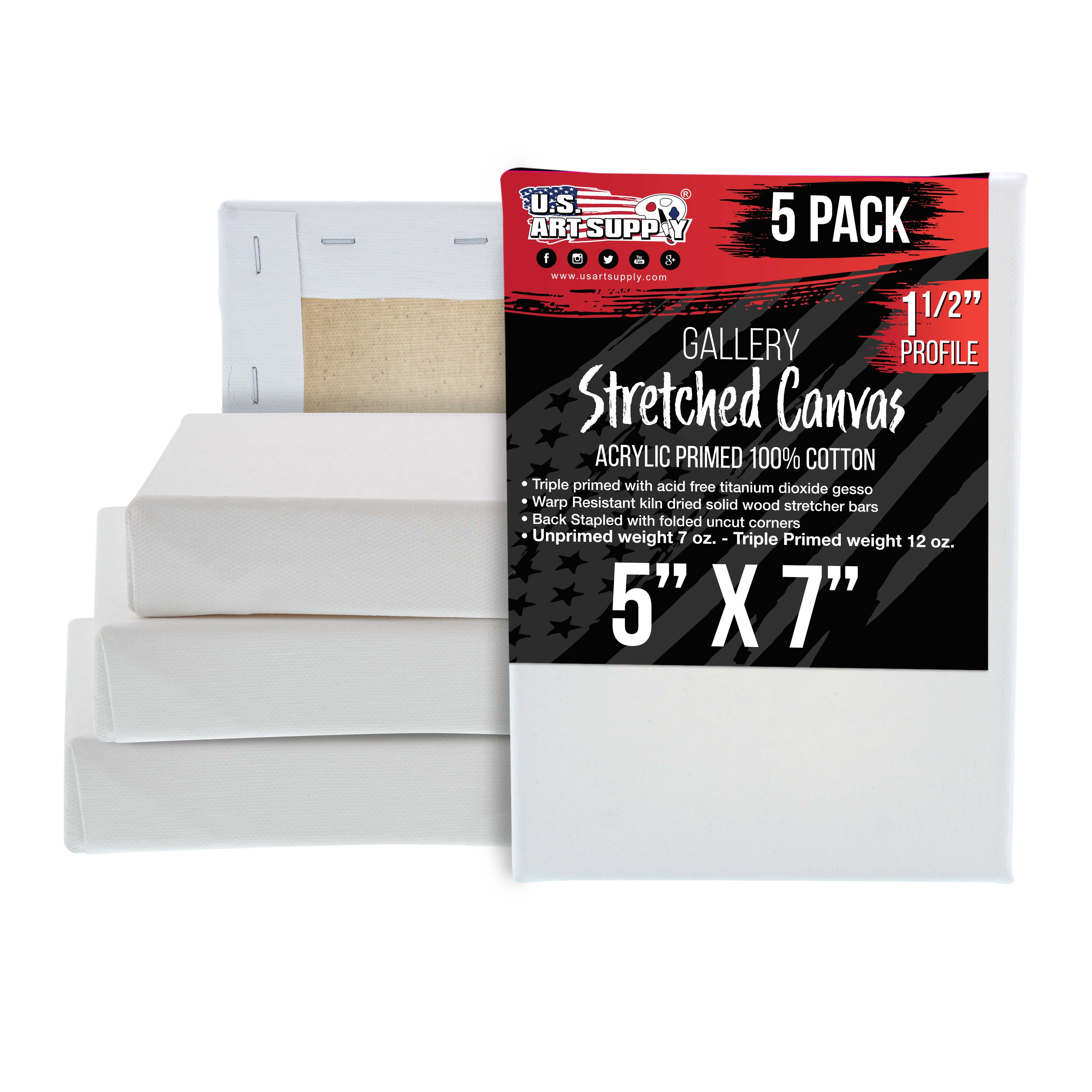 24 Pack Canvases for Painting with 4x4, 5x7, 8x10, Vietnam