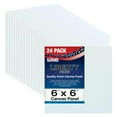 thumbnail image 1 of U.S. Art Supply 6 X 6 inch Professional Artist Quality Acid Free Canvas Panel Boards 24-Pack (1 Full Case of 24 Single Canvas Panel Boards), 1 of 7