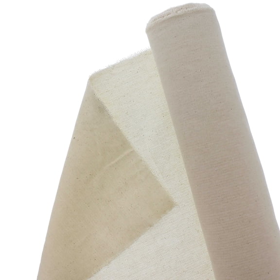 U.S. Art Supply 7-Ounce Unprimed 63" Wide x 6 Yards (18 Feet) Long Unstretched Canvas Roll - 100% Cotton, Woven, Acid-Free - Oil & Acrylic Painting, Murals, Backdrop - Cut To Stretcher Bar Frame Size