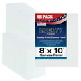 thumbnail image 1 of U.S. Art Supply 8 X 10 inch Professional Artist Quality Acid Free Canvas Panel Boards for Painting Value Pack of 48 (1 Full Case of 48 Single Canvas Board Panels), 1 of 6