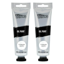 Daler Rowney Georgian Oil Paint Titanium White 38ml Tube - Art  Paints for Canvas Paper and More - Oil Painting Supplies for Artists and  Students - Artist Oil Paint for Any