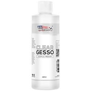 U.S. Art Supply Clear Gesso Acrylic Medium, 480ml Bottle
