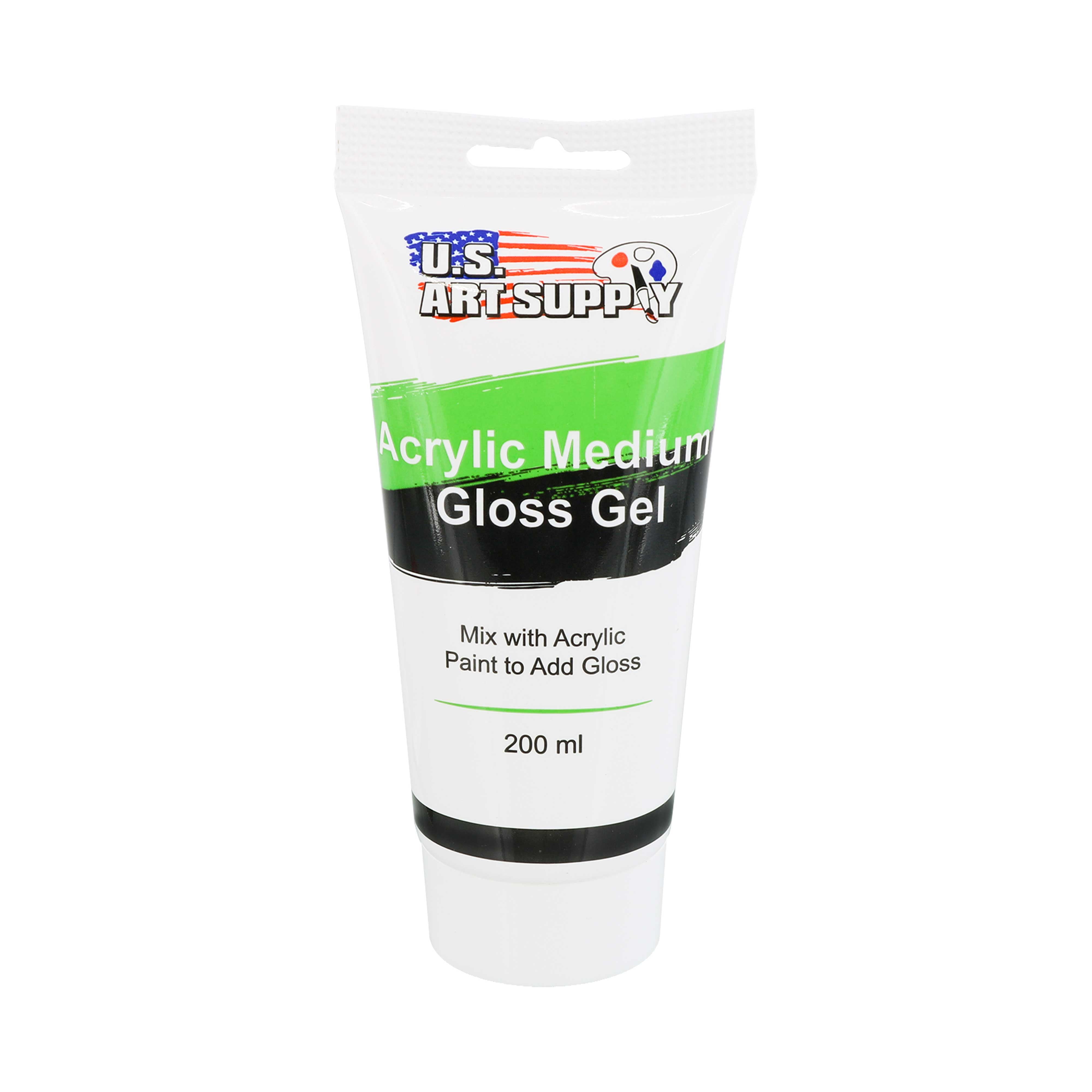 U.S. Art Supply Gel Medium Gloss Acrylic Medium, 200ml Tube 
