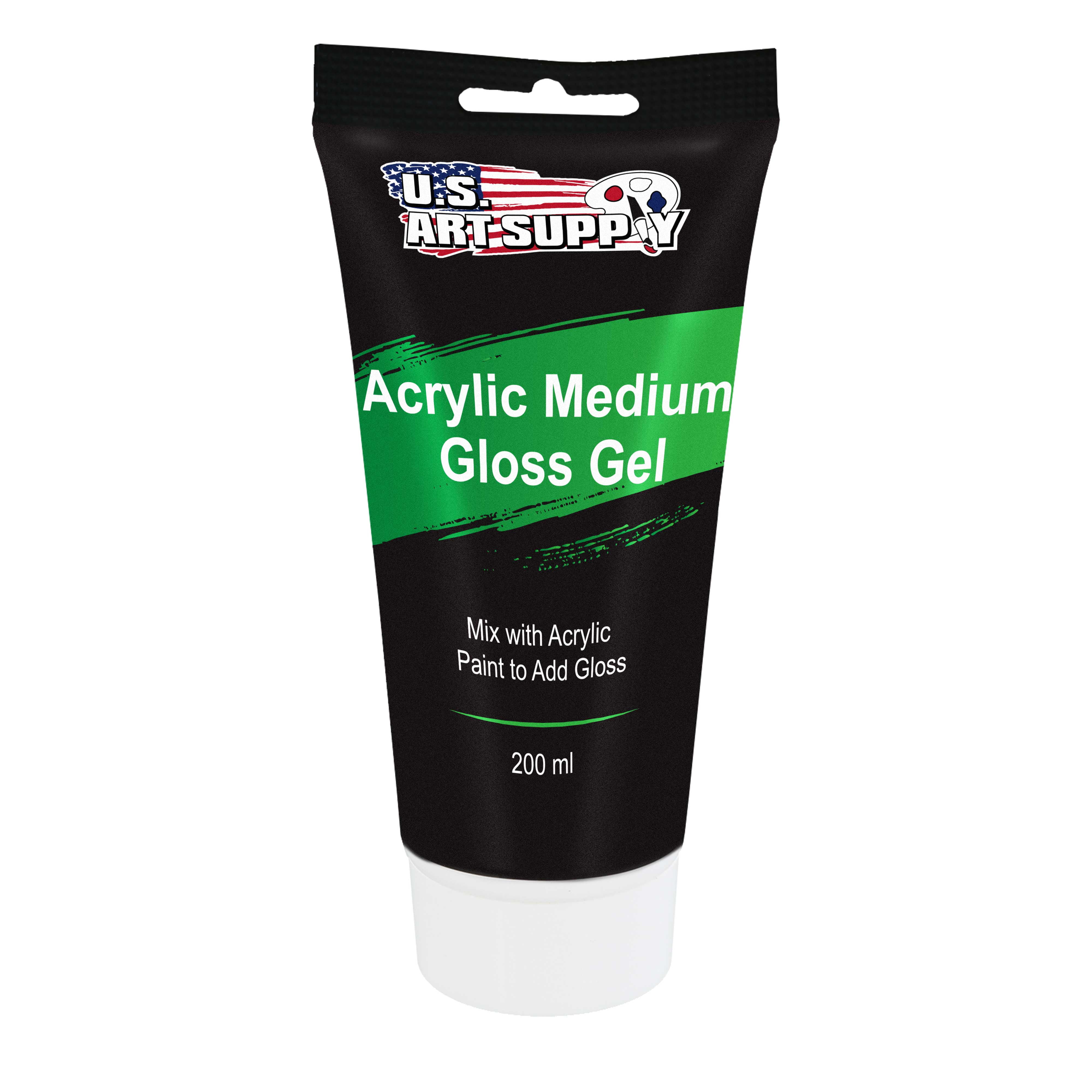 Picture of U.S. Art Supply Gel Medium Gloss Acrylic Medium 200ml Tube, Transparent ...