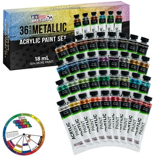 Golden Open Acrylics - Mixing Colors, Set of 12 with Thinner, 22 ml