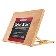 U.S. Art Supply X-Large 25-5/8" Wide x 19" Tall A2 Artist Adjustable Wood Drawing Board