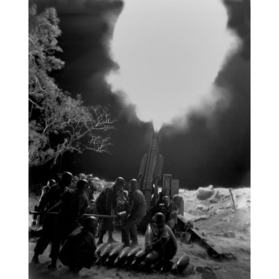 U.S. Artillery Shells Japanese Artillery Positions In Balete Pass History (18 x 24)